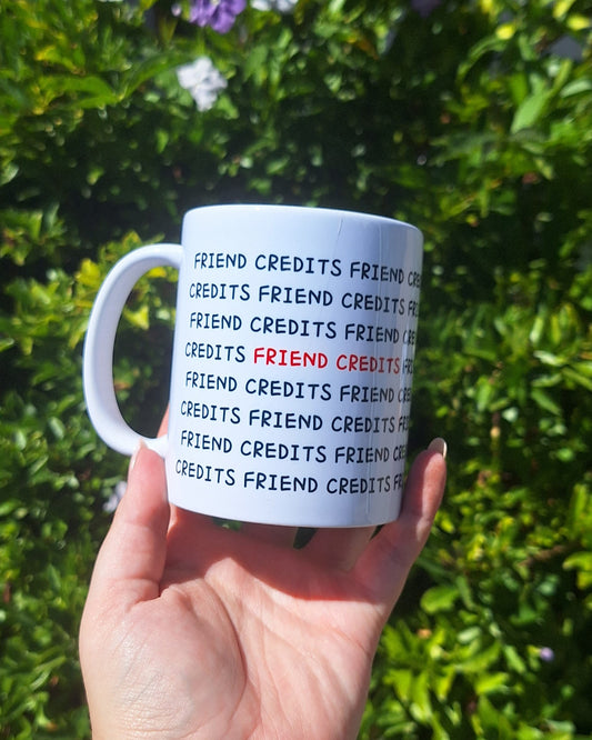 Vice Versa Friend Credits Mug