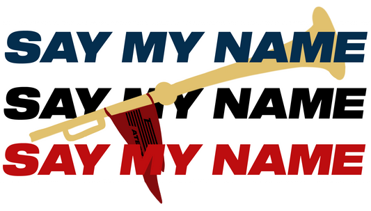 Say My Name Sticker