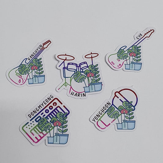 Onewe Member Stickers