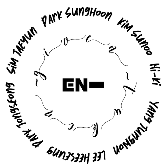 Enhypen Member Circle Sticker