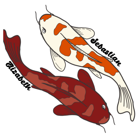 KinnPorsche Koi Fish Sticker