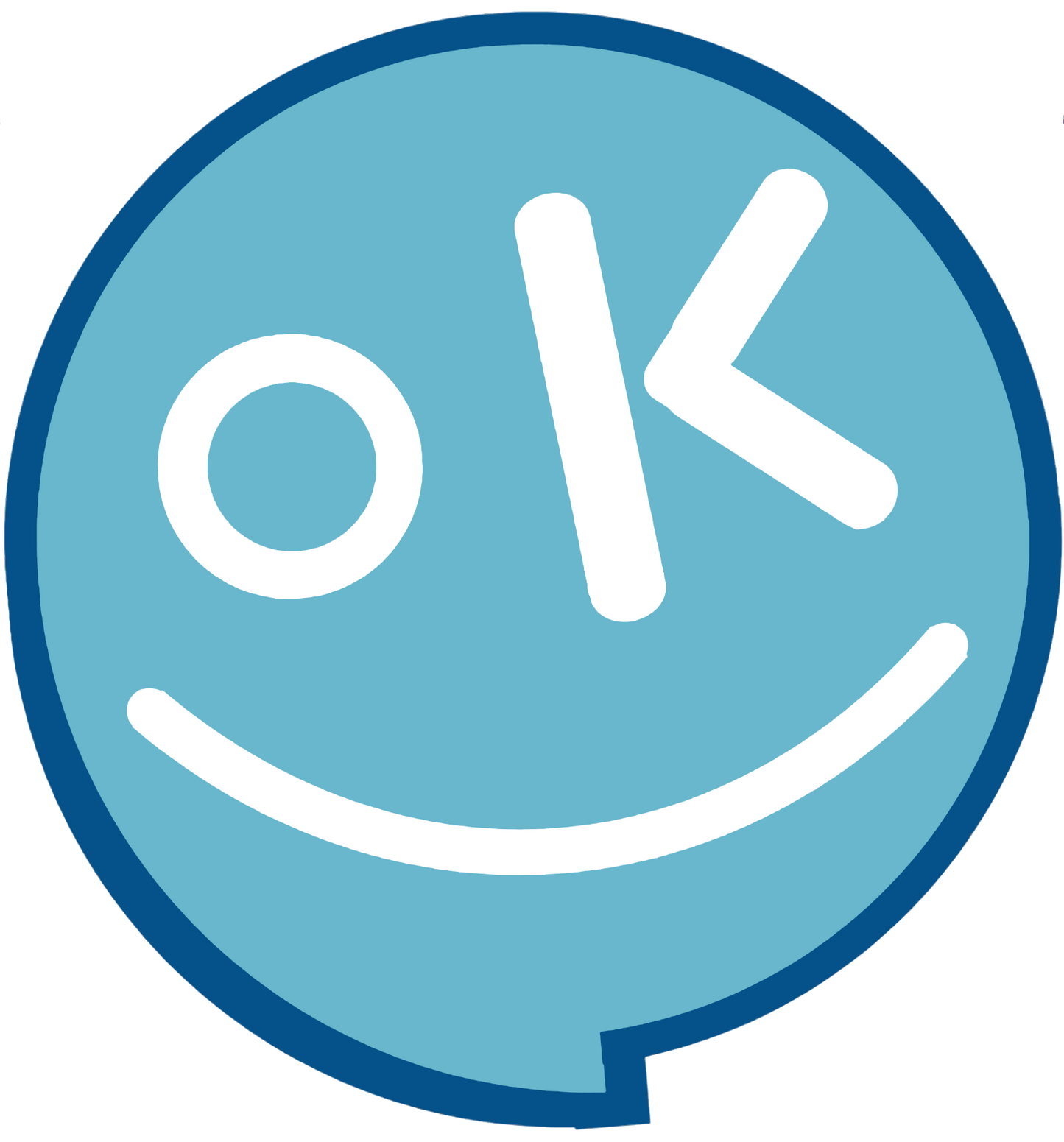 It's Okay Not to be Okay Hospital Logo Sticker